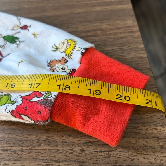POTTERY BARN Adult Dr. Seuss's The Grinch Organic Cotton Pajama Top Small - Picture 8 of 10